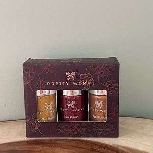 Pretty woman nail polish trio set